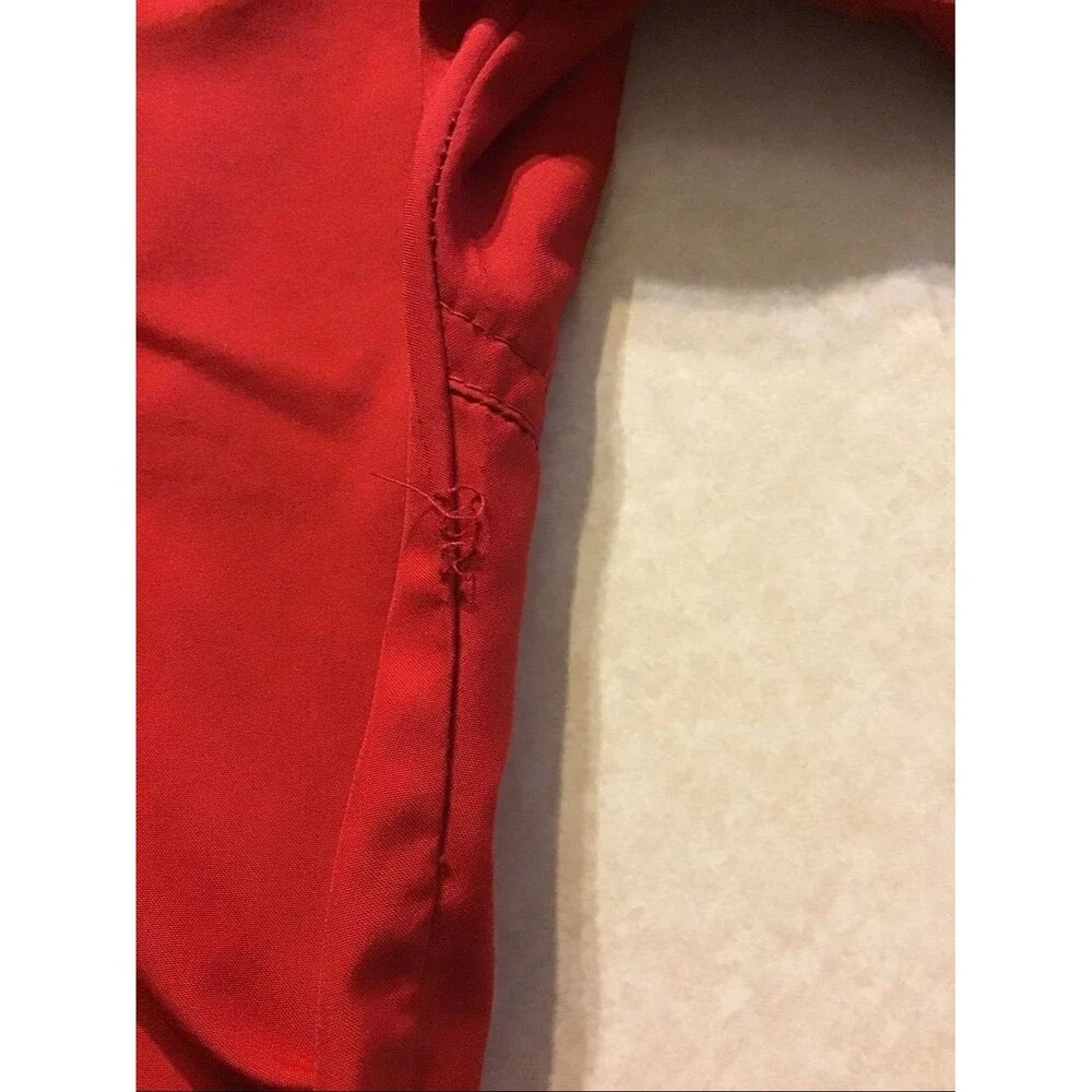 The North Face Vintage Red & Black Anorak Pullover Jacket